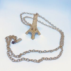 Kate Spade Paris Gold Eiffel Tower Chain Necklace